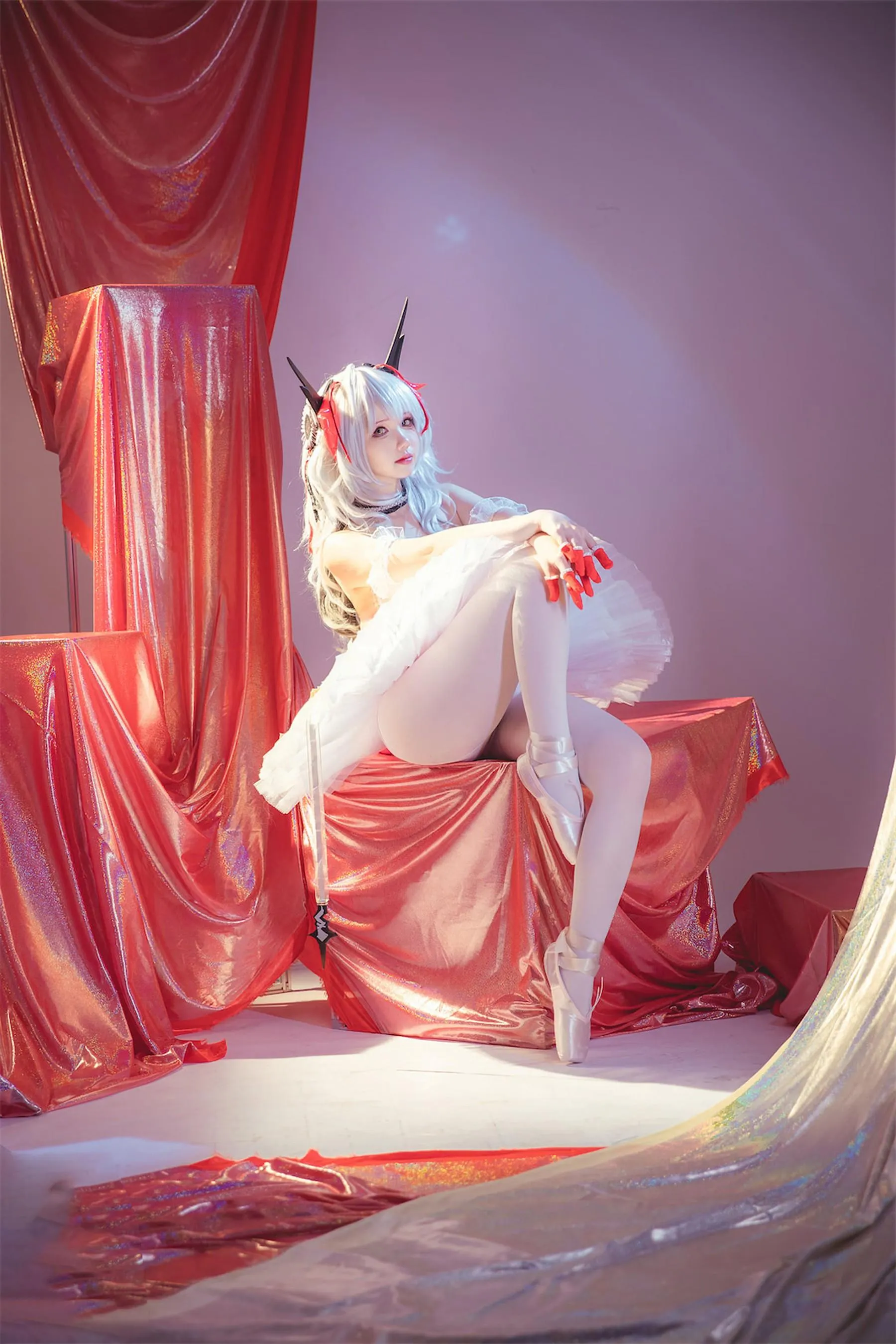 雪晴Astra – NO.39 明日方舟W芭蕾 [81P]插图8